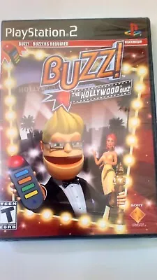 £6.49 • Buy PS2 Game SONY FACTORY SEALED-Buzz! The Hollywood Quiz-US Version *Buzzers Requir