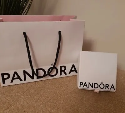 Genuine Pandora Medium Gift Bag And BRACELET/ NECKLACE Box NEW Design Packaging  • £4.99