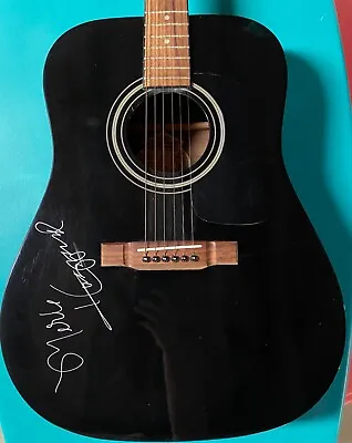 Merle Haggard Signed Guitar - With Proof!  Huge Signature!  Jsa Full Letter! • $4500