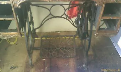 Vintage Antique Minnesota Model A Treadle Sewing Machine Cast Iron Base • $150