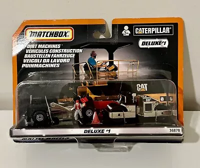 Matchbox Twin Pack Dirt Machines 36878 - Caterpillar Deluxe No 1 - VGC Sealed • $24.89