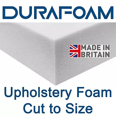 £5.99 • Buy High Density Upholstery Foam - Cut To Any Size & Thickness - Message For Quote!