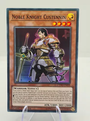 Noble Knight Custennin CYHO-EN088 1st Edition Yu-Gi-Oh Super Rare Card • £1.20