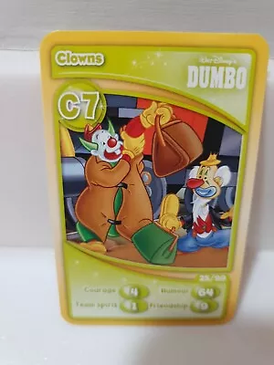 £1 • Buy Morrisons Disneyland Paris 20th Anniversary Trading Card C7 DUMBO CLOWNS