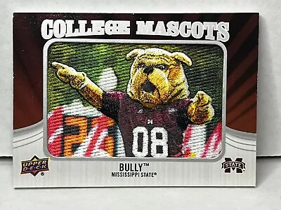 2012 Upper Deck College Mascots Bully (Mississippi) #CM-28 Patch • $24.99