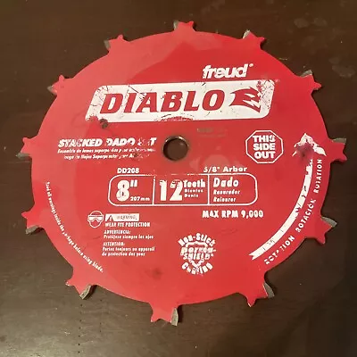 Diablo Dado Blade DD208H 8  X 12 Teeth Stacked Dado Saw Blade Set 5/8  • $39.99