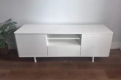 IKEA TV Cabinet - IKEA Mostorp White TV Cabinet • £75