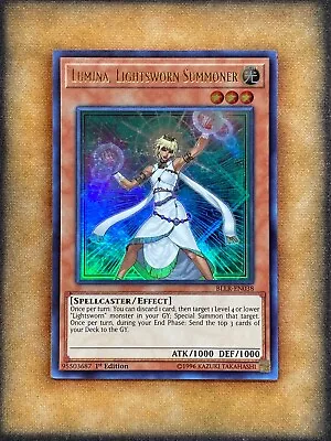 Yugioh Lumina Lightsworn Summoner BLLR-EN038 Ultra Rare 1st Ed NM • $1.79