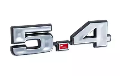 Ford Mustang 5.4 331 Stroker Engine Emblem Chrome & Red 4.75 X 1.25 • $12.13