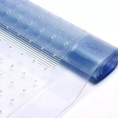 £9.79 • Buy Plastic Vinyl Carpet Protector Clear Runner Mat Roll Home Office Hallway New Hom