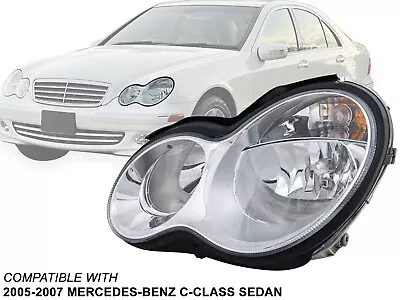 For Head Light 2005 -2007 Mercedes Benz C-Class Sedan Driver Left Side MB2502148 • $119.96