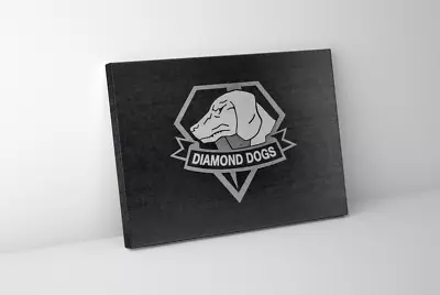 Metal Gear Solid Diamond Dogs Framed Canvas Solid Snake Gaming Art Print Decor • £24.90