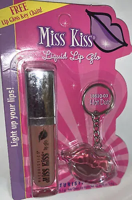 Naturistics Miss Kiss 1861Q-03 Liquid Lip Glo-Hot Date + Lip Gloss Key Chain. • $16.99