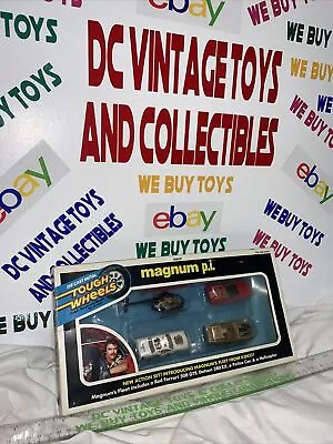 1982 KIDCO TOUGH WHEELS Magnum PI P.I. TOM SELLECK Ferrari Toy Car New Box Set • $450