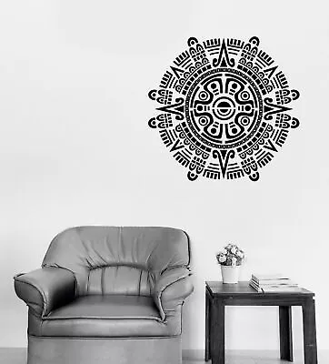 Vinyl Wall Decal Sticker Circle Ancient Mayan Calendar Decor (n1802) • $69.99