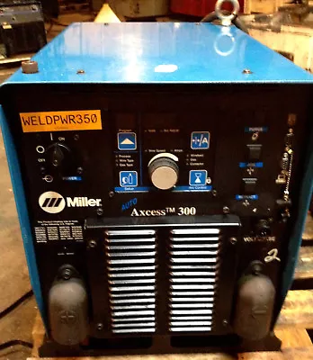 Miller Auto Axcess 300 Volts 230/40/460/575 Three Ph Robotic Mig Arc Welder  • $3200