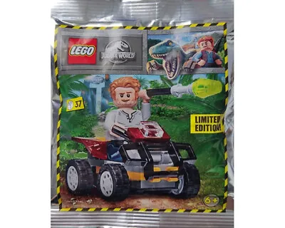 £4.45 • Buy Sealed LEGO Jurassic World Dinos 122223 Owen With Quadbike Polybag + Free P&P