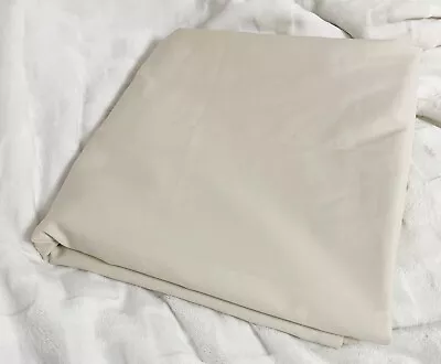 IKEA Beige Tan Solid SKVATTRAM Flat Bed Sheet 79 X 102 Inches • $9