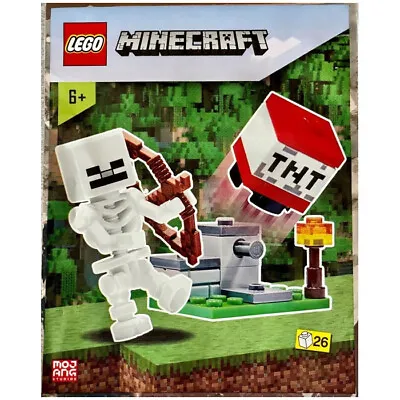 LEGO Minecraft TNT Launcher And Skeleton Set 662102 (SEALED) • $15.95