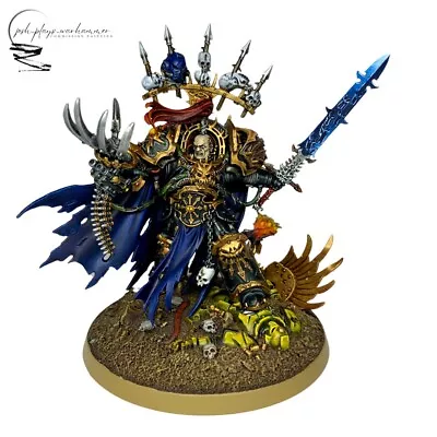 Warhammer 40k Chaos Space Marines Abaddon The Despoiler Painted Miniature • £90