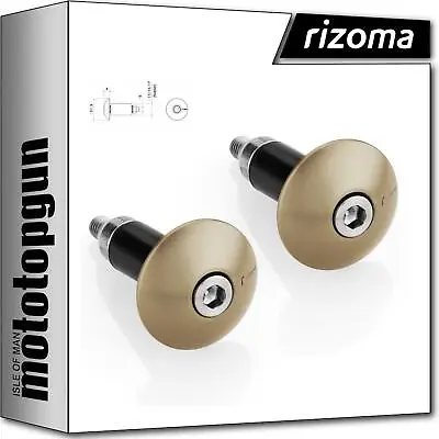 Rizoma Ma531z Couple Bar-end Plugs Ducati Streetfighter 848 2012 12 2013 13 • $53.46