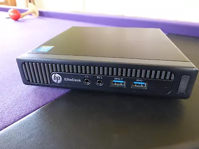 HP Elitedesk 800 Mini: Core I7 16GB RAM PCIe SSD + 500GB SATA SSD WiFi • £159