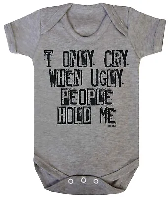 £2.99 • Buy Ugly People Baby Grow Funny Boys Baby Bodysuit Vest Gift Baby Shower Birthday