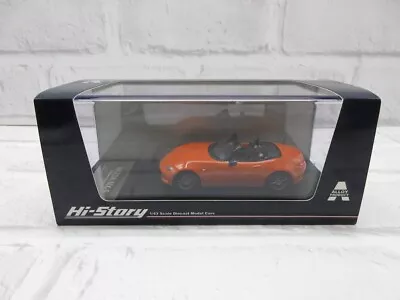 1:43 Hi-Story Mazda MX-5 Roadster ND 30th Anniversary Edition 2019 Racing Orange • $219.99