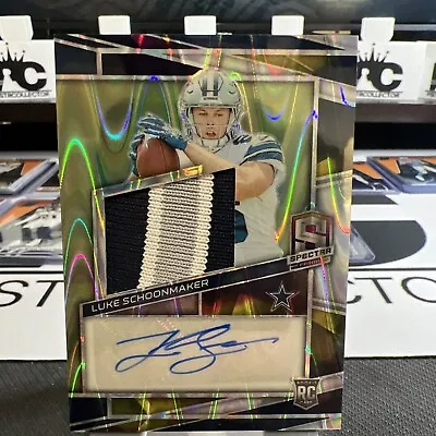 2023 Spectra Prizm Wave Luke Schoonmaker RPA Patch Auto /70 RC Cowboys  • $24.99