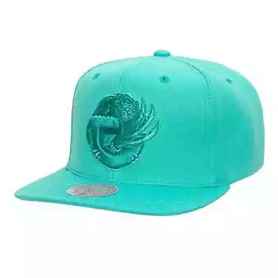 [hhss3482-vgryypppteal] Mens Nba Vancouver Grizzlies Monochromatic Snapback • $31.99