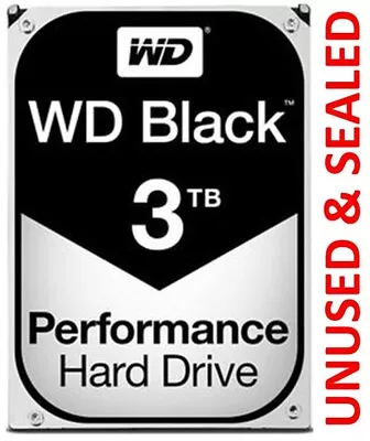 Western Digital WD Black 3TB WD3003FZEX Performance Hard Drive. Unused & Sealed. • £40