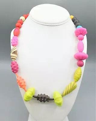 RARE Vintage POP BEADS Pop It Unusual Shapes Necklace  • $35