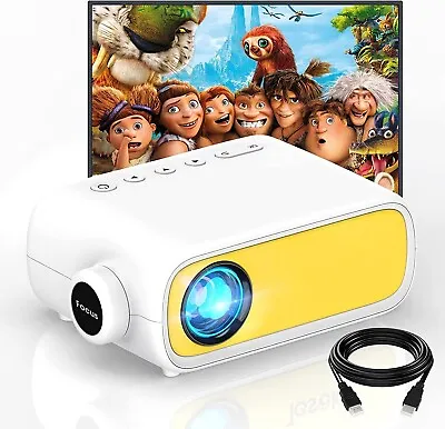 Portable Projector Mini Projector For Smart Home 1080P Full HD Mobile Projector • £40