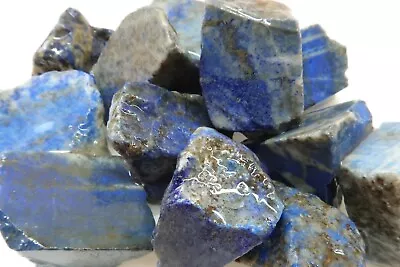 Natural Lapis Lazuli Rough - 1000 CARAT Lot- Tumbling Rough-Pyrite Inclusions • $13.98