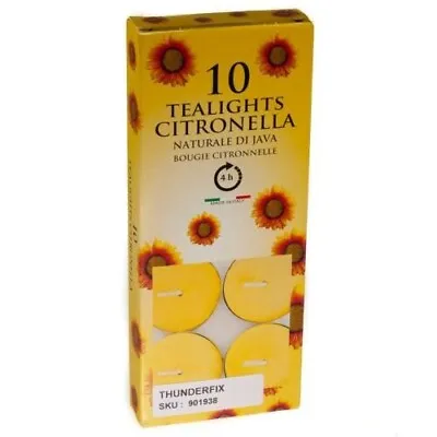 Prices Citronella Scented Tealights (Pack Of 10) • £3.40