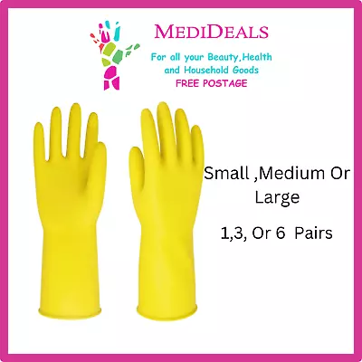 Marigold Extra Life Kitchen Rubber Gloves - Small Medium Or Large Size • £3.25