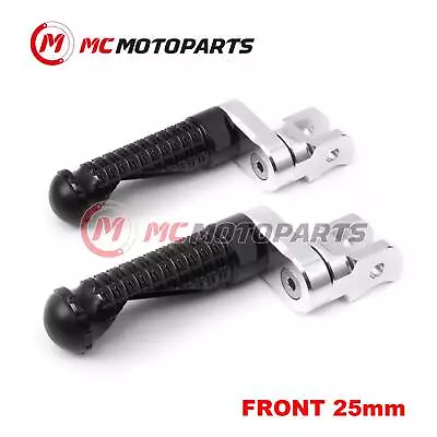 For MV Agusta Brutale 675 12-16 15 14 MPRO 25mm Extended BLACK Front Foot Pegs • $54.86