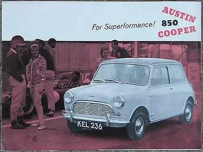 Austin 850 Mini Cooper 1961-2  Brochure • $45