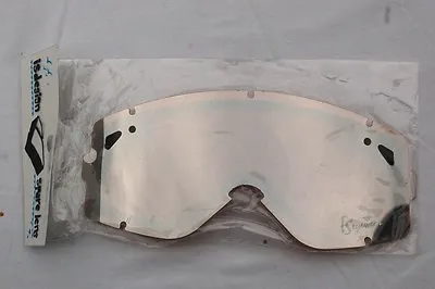 NWT IS DESIGN STAPLE REPLACEMENT LENS $32 Silver Mirror Amber Goggles • $10