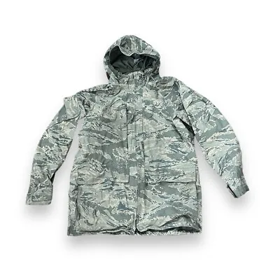 Military USAF Gore-Tex All Purpose Environmental Camouflage Parka Medium SPM1C1 • $34.99