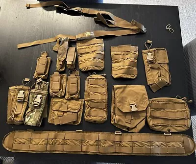 T3 Pouches Belt And Suspenders. Admin Comms Upright Side Plates | Seals EOD • $175