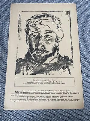 Max Beckmann Wartime Paul Cassirer Org Lithograph No. 11 Gaul Büttner 1914 • $138.24