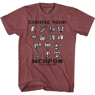 Monster Hunter World Choose Your Weapon Men's T-Shirt OFFICIAL Capcom • $22.13