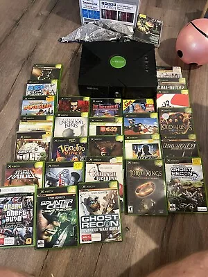 Microsoft Original Xbox  Gaming Console With 26 Games • $250