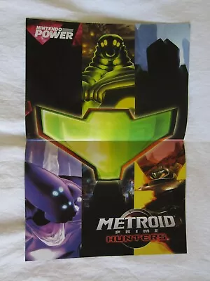 Metroid Prime Hunters Nintendo Power Poster 2005 Samus Aran DS RARE • $16.95