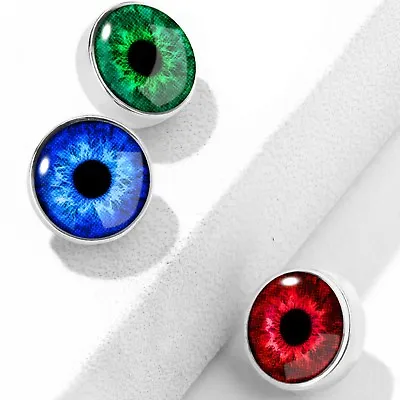 $6.99 • Buy Eyeball Logo Dermal Anchor Top Body Piercing Jewelry (internally Threaded)