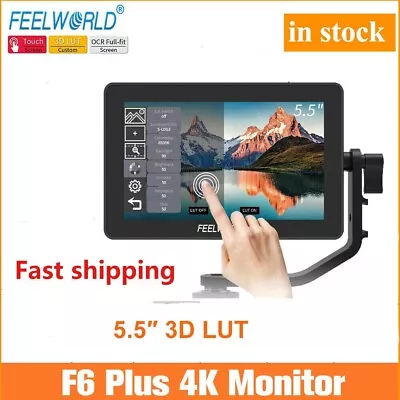 Feelworld F6 Plus V2 5.5 Inch 3D Lut Touch Screen Camera Monitor For DSLR Camera • $239.99