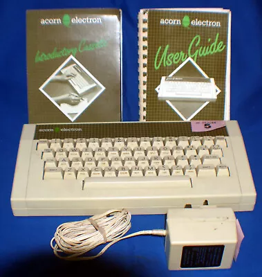 £19 • Buy Acorn Electron - Working With PSU, Manual & Introductory Cassette