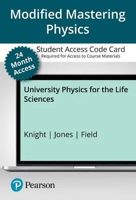 University Physics For The Life Sciences -- Modified Mastering Physics With Pea • $162.50