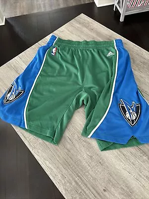 Dallas Mavericks Mavs Adidas Authentic Game Issued Game Shorts Size 36 • $40